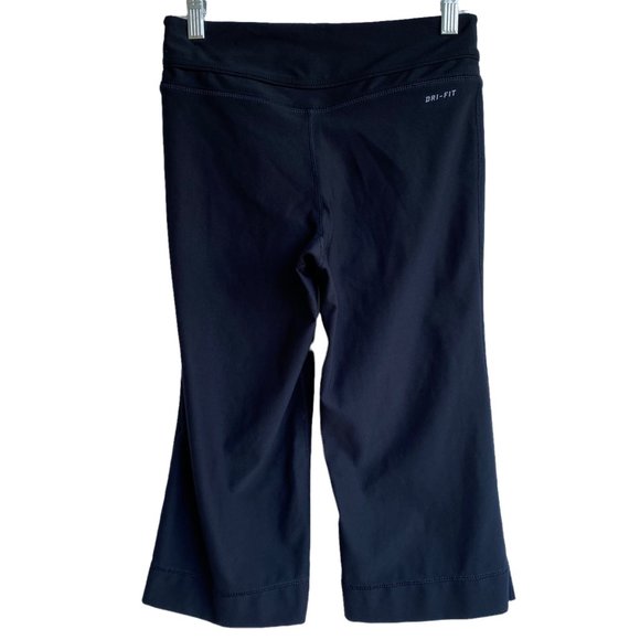 Nike Pro Dri Fit BE STRONG Womens Size XS Leggings Capri Pants Black Running - Picture 2 of 10